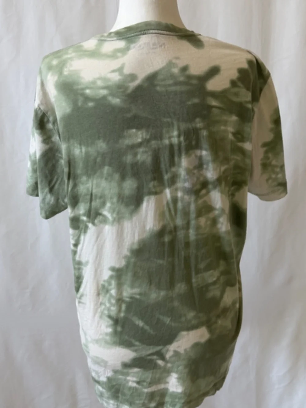True Religion Green Tie Dye Logo Graphic Tee Size Large